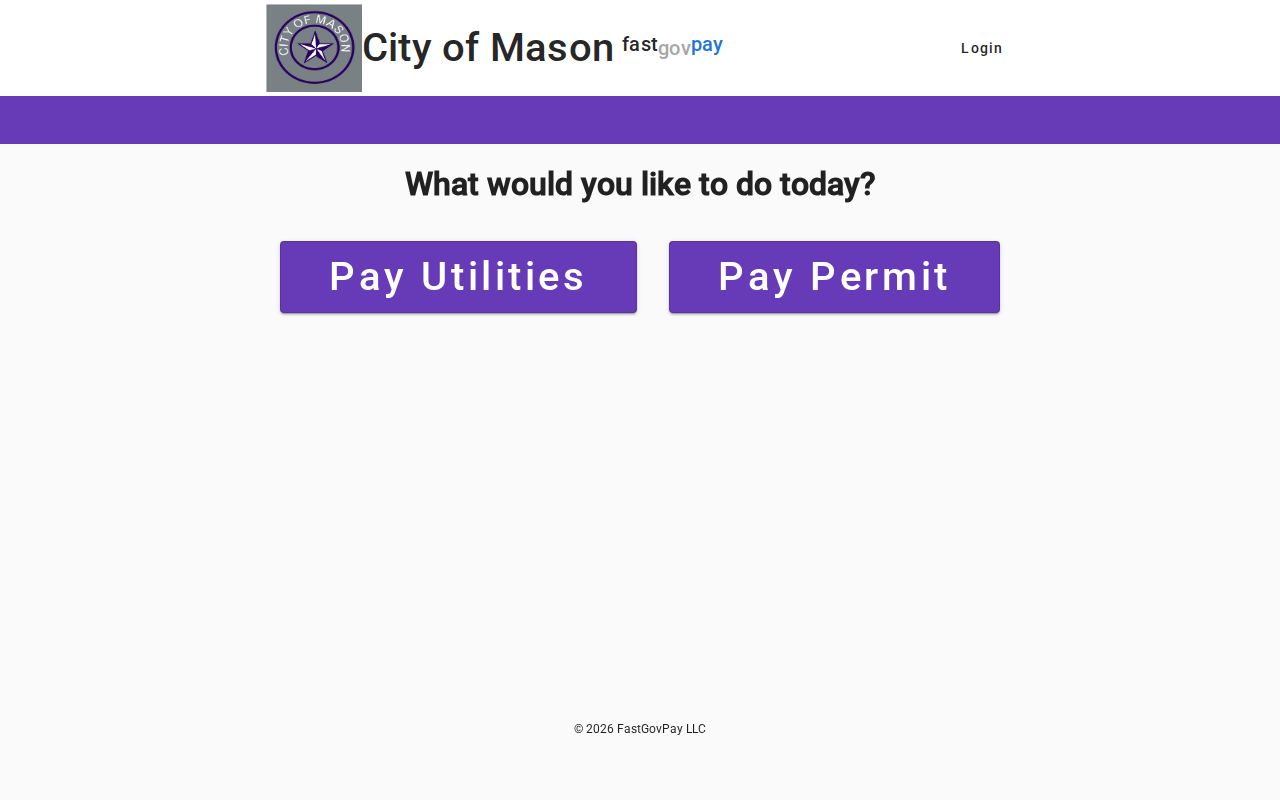 City-linked payment resource for Mason municipal court cases